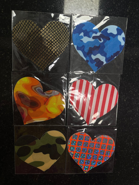 Women’s Sexy Heart Shape Nipple Pasties Cover-up Intimates
Color: Multi
FINAL SALE