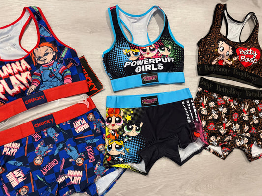 2 Piece Cartoon Graphic Activewear Set