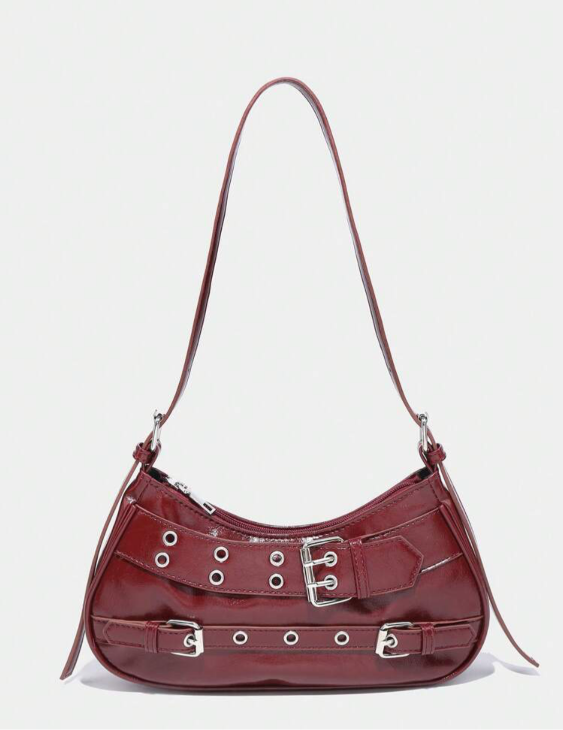 VINTAGE BELT BUCKLE SHOULDER BAG