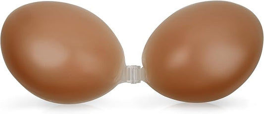 Strapless Sticky Adhesive Bra Invisible Push Up Reusable Silicone
