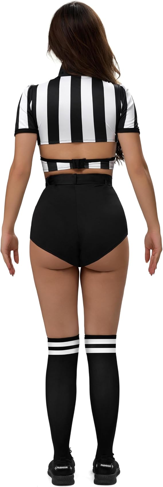 4Pcs Referee Halloween Costume Set