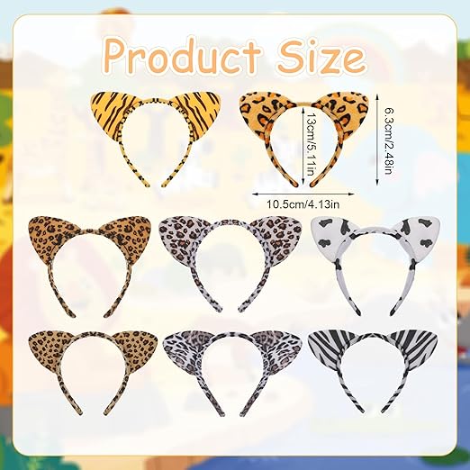 Plush Animal Ear Headband Costume Accessories