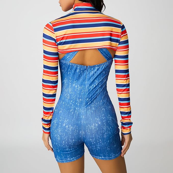 Women's Scary Killer Chucky Doll Halloween Costumes