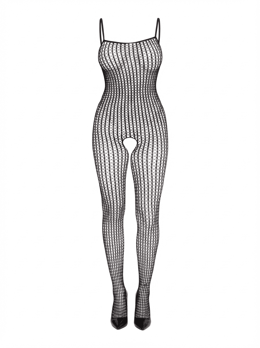 Wicked Games Crochet Net Bodystocking