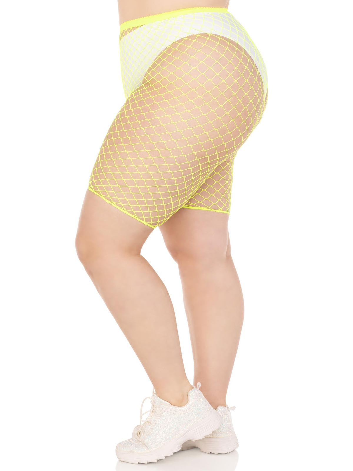 Troublemaker Fishnet Biker Shorts