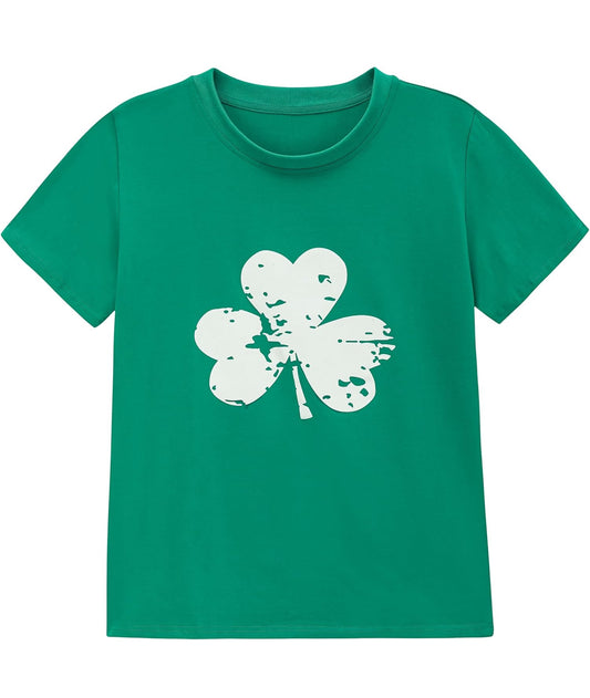 St Patricks Day Short Sleeve Shirt Women