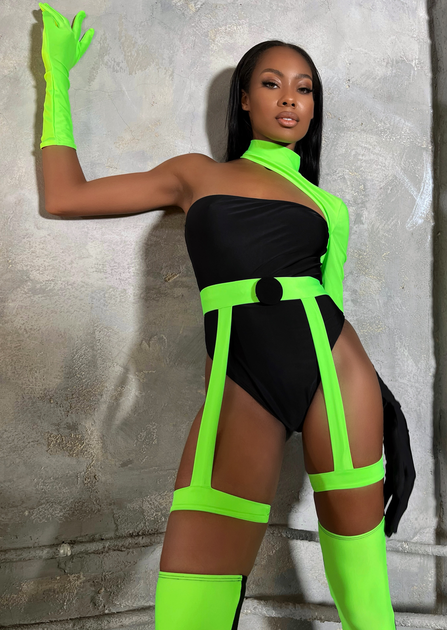 LA TOXICA SEXY VILLAIN CARTOON HALLOWEEN COSTUME