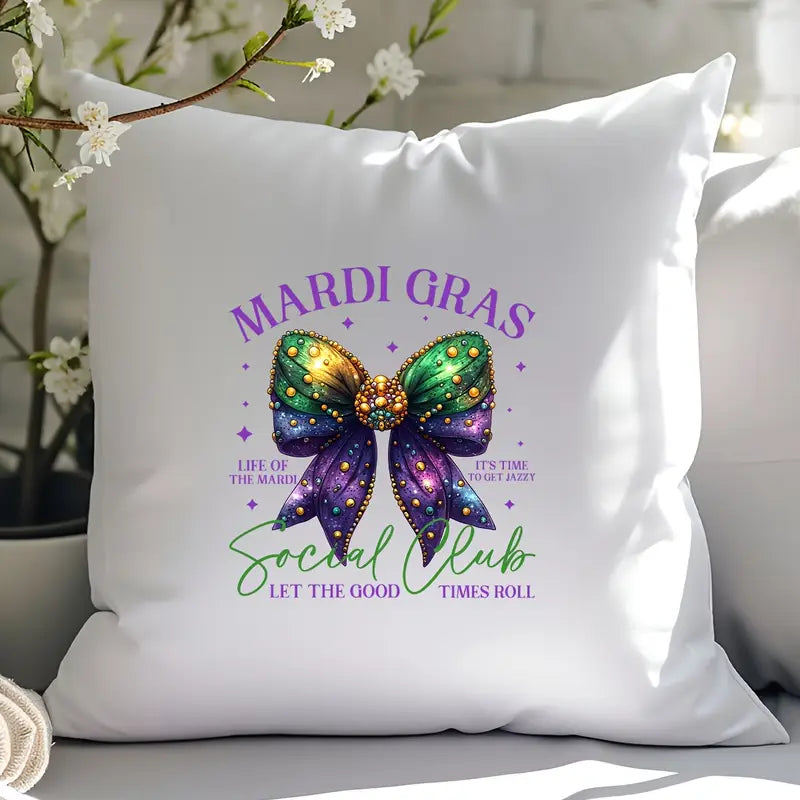 Custom Graphic Print Mardi Gras Festival Tumbler Cup