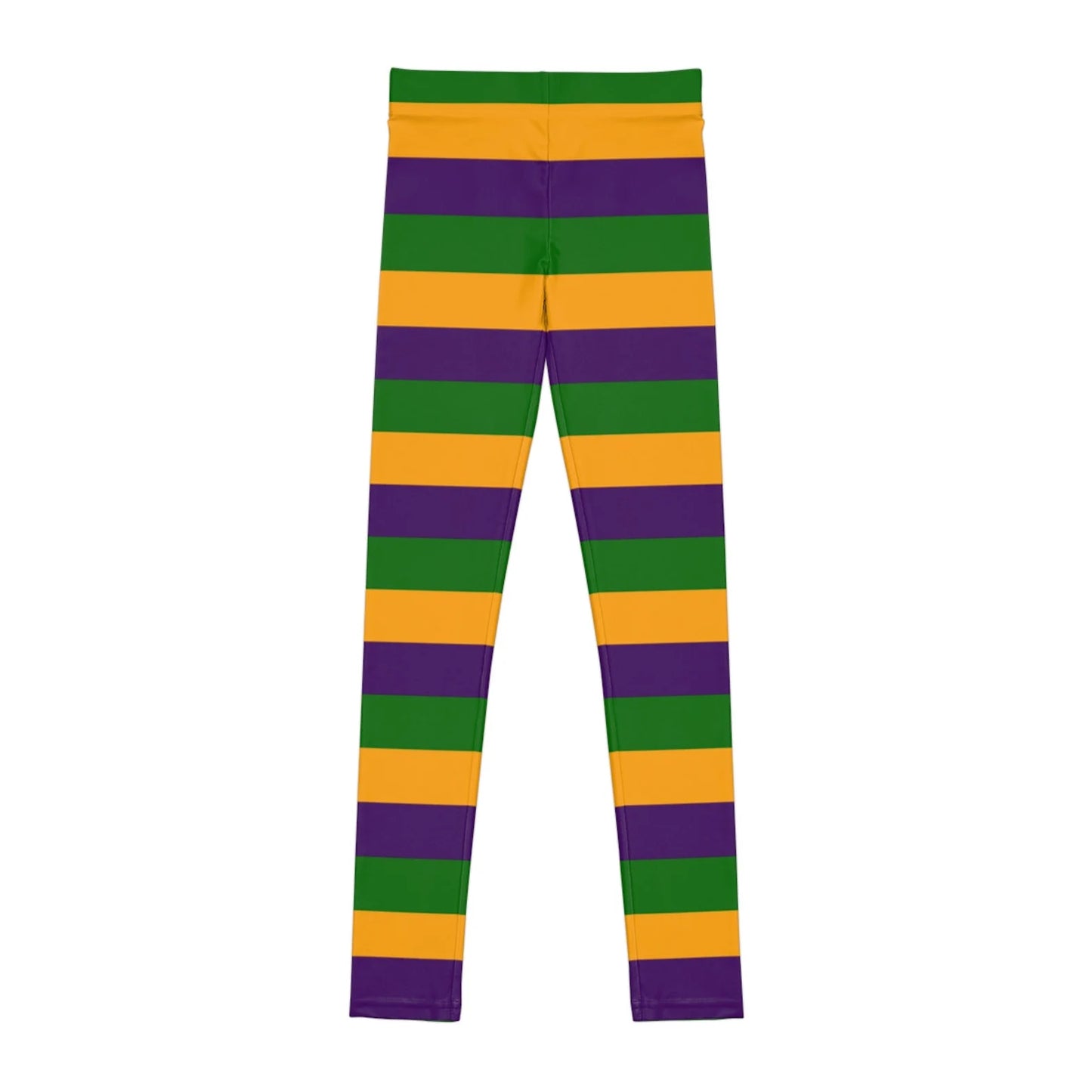 STRIPED MARDI GRAS LEGGING TIGHTS