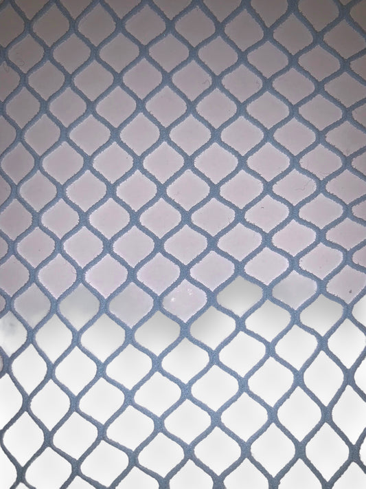 Baby Blue Fishnet Above The Knee Stockings