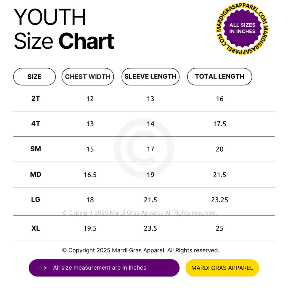 KIDS UNISEX MARDI GRAS STRIPED ZIPPER HOODIE