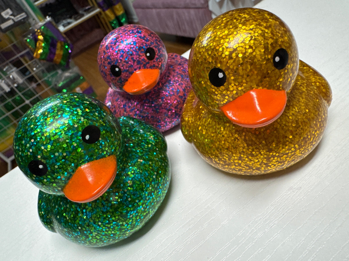 MARDI GRAS RUBBER 2 INCH DUCK