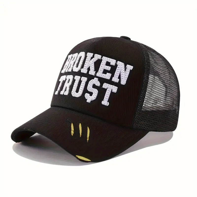 Broken Trust Snapback Trucker Hat Unisex