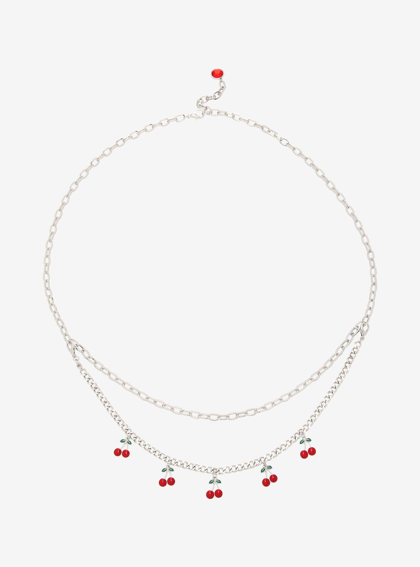 CHERRY CHARMED WAIST CHAIN BELT