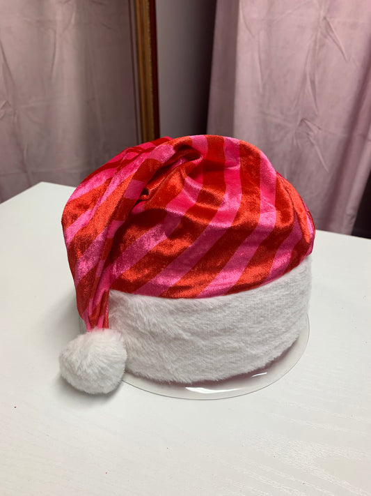 Christmas Santa Hats Short Plush Xmas Santa Claus Cap Comfort Christmas Accessories for Women