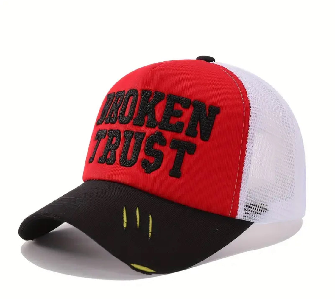 Broken Trust Snapback Trucker Hat Unisex