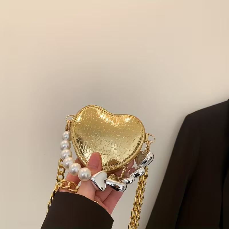 QUEEN OF HEARTS MINI CROSSBODY BAG