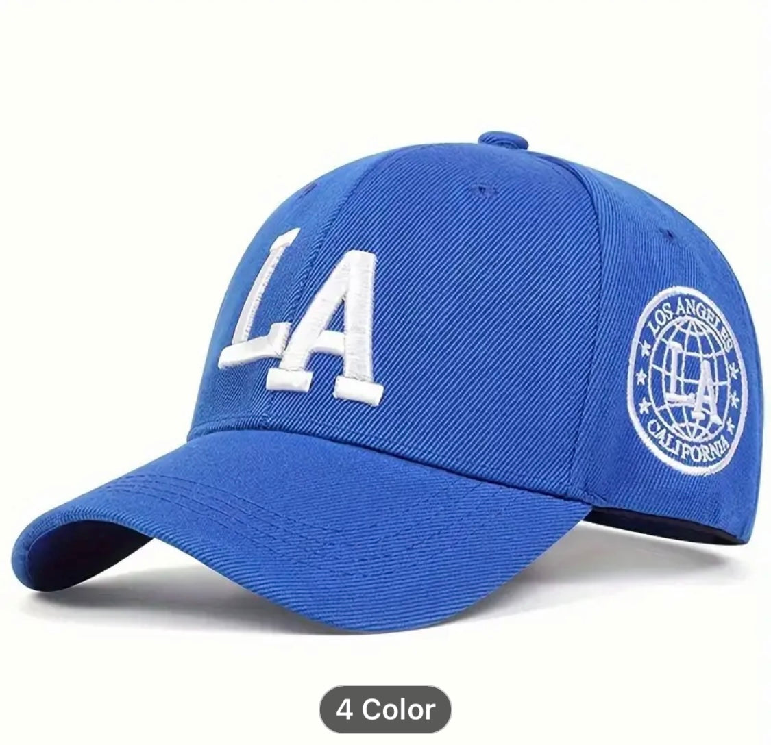 LA EMBROUDERED BAESBALL TRUCKER HAT