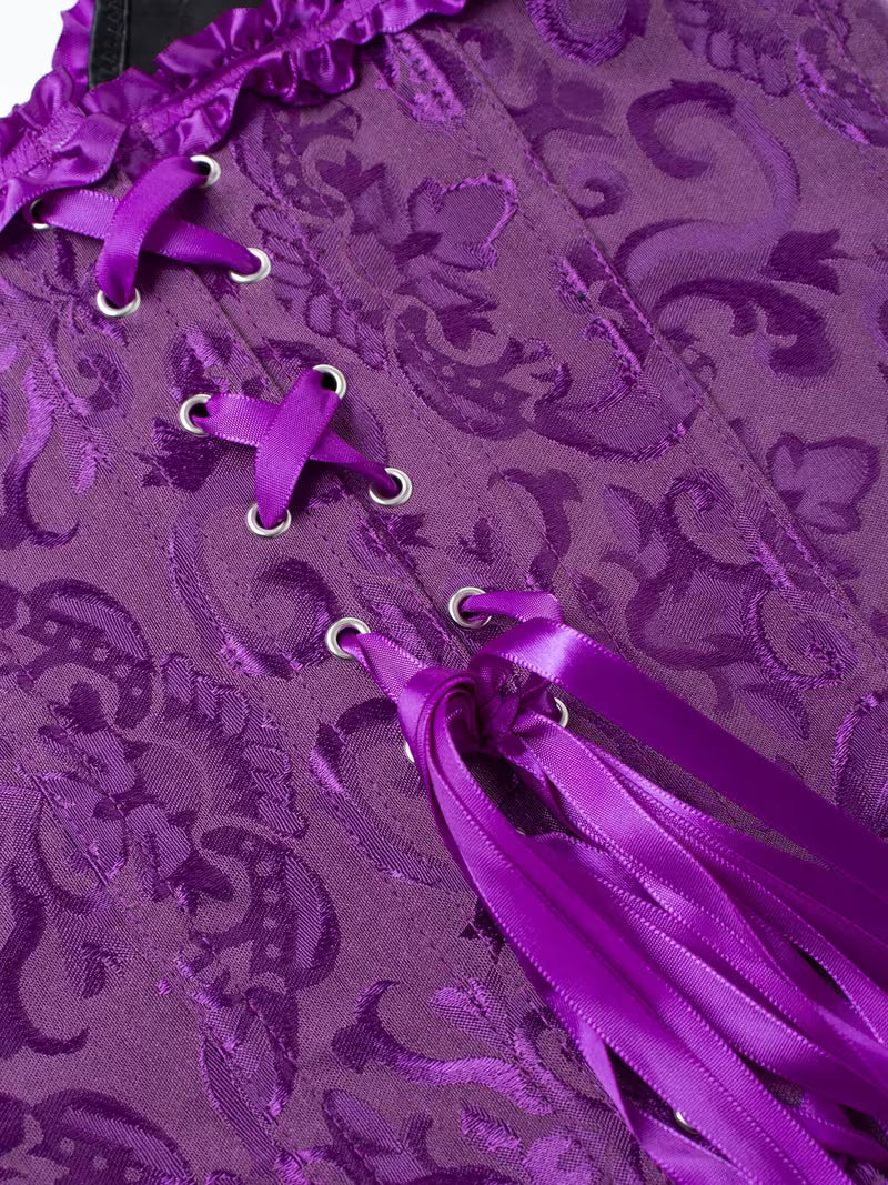 MARDI GRAS RENAISSANCE WITH PINS CORSET