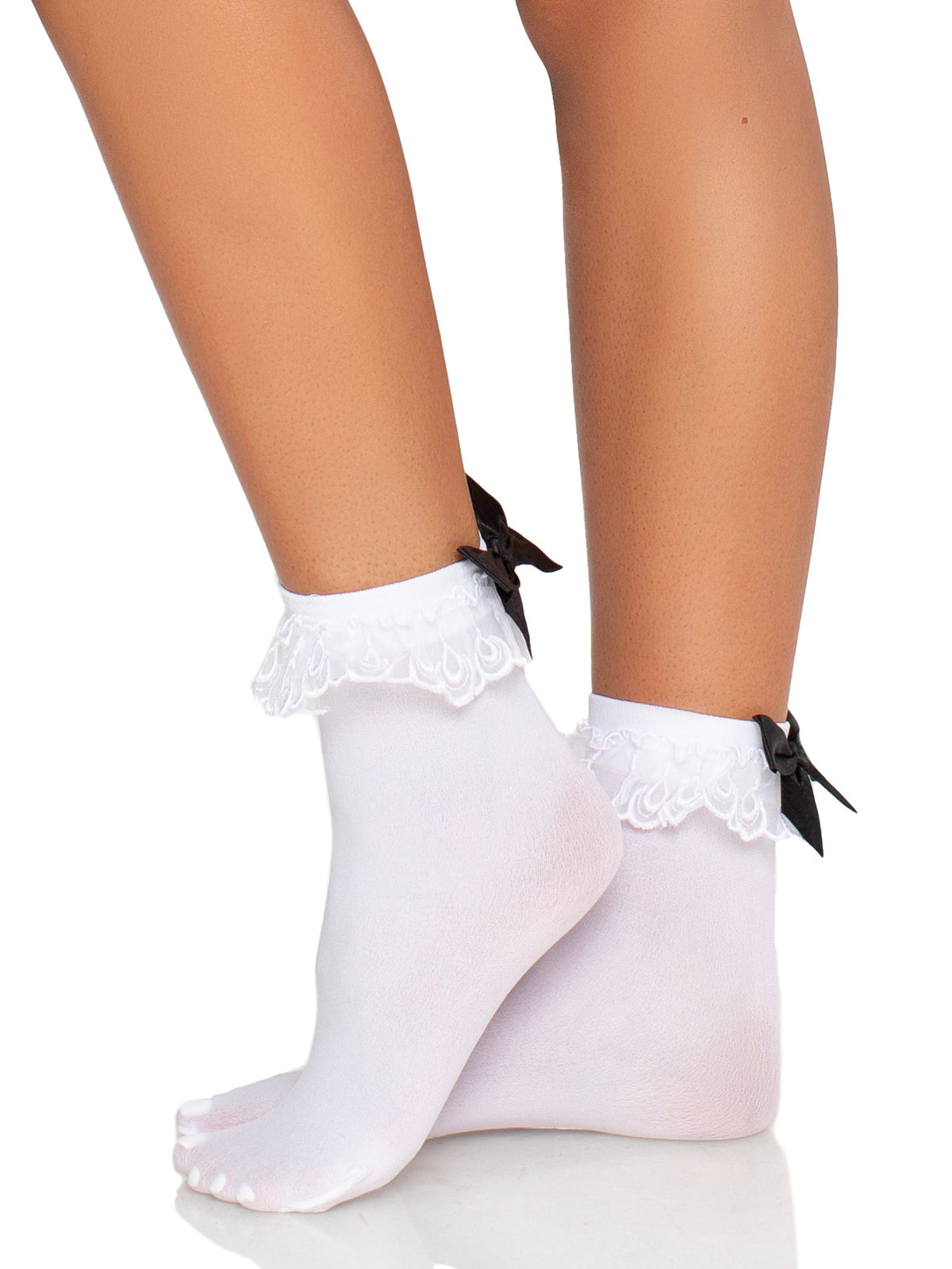 Lola Ruffle Bow Ankle Socks