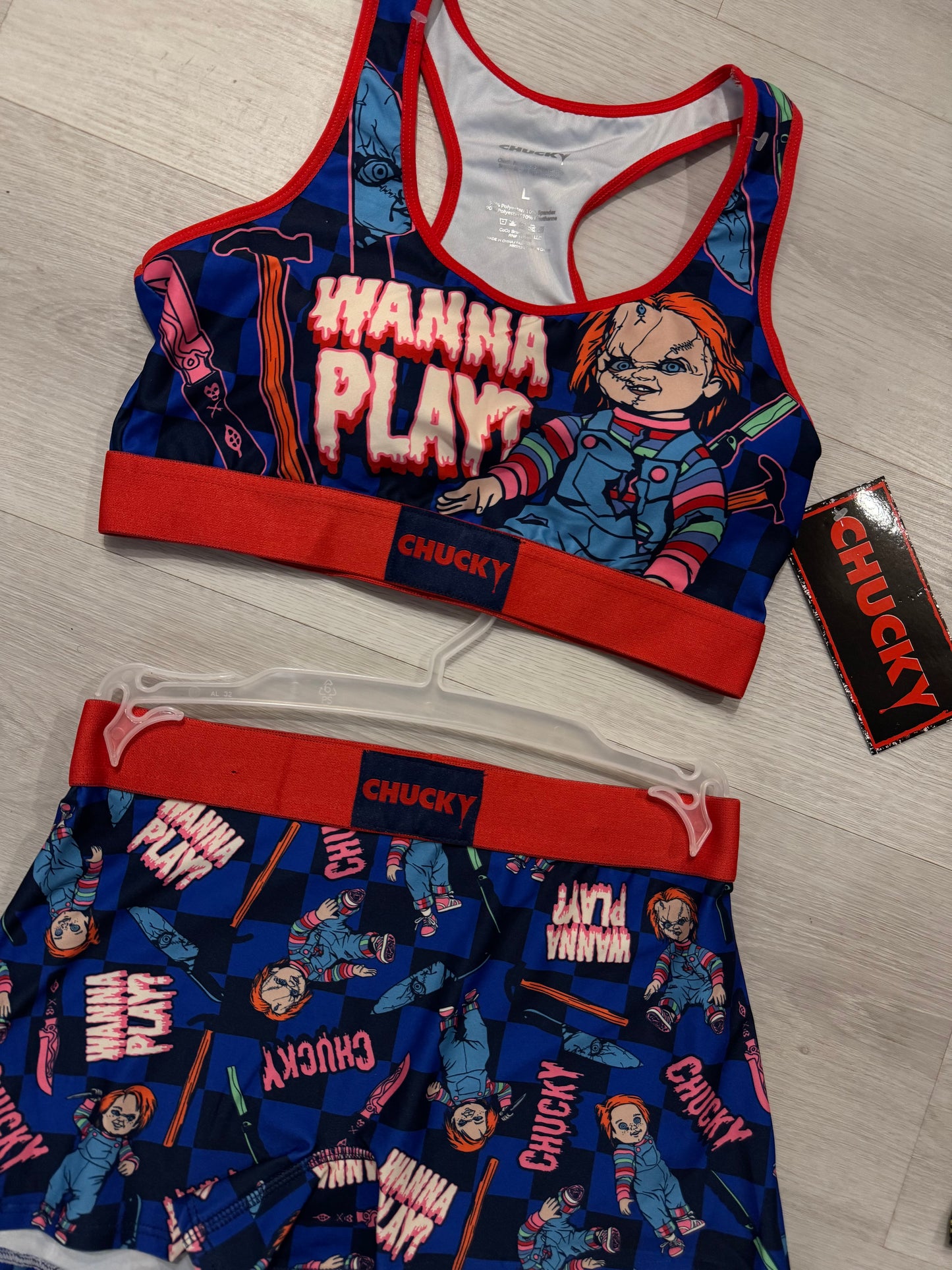2 Piece Cartoon Graphic Activewear Set