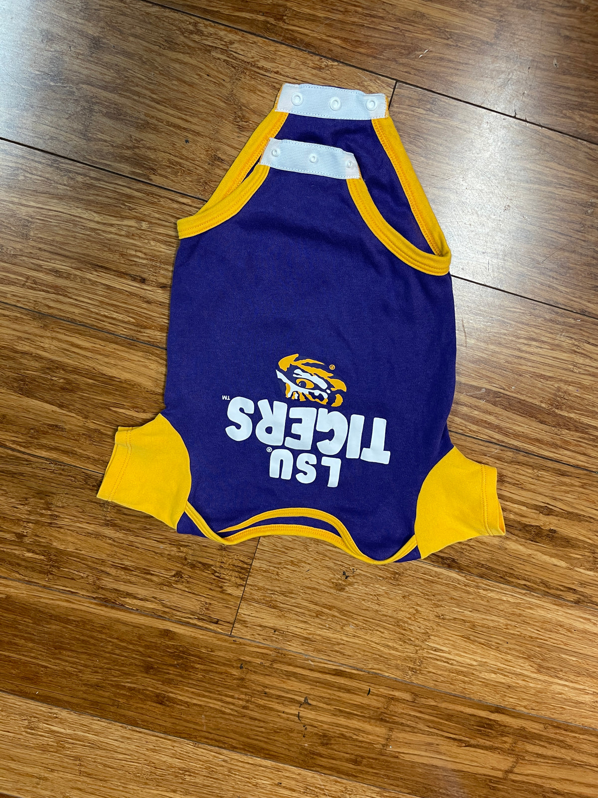 NCAA Short Sleeve Onesie with Embroidered Team Logo