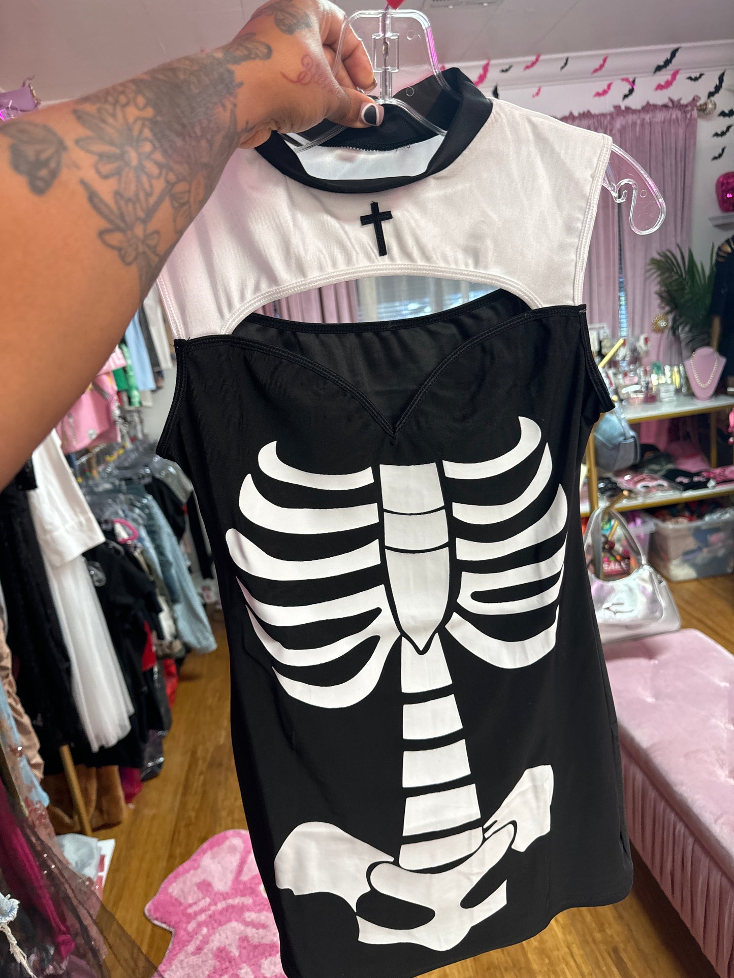 SKELETON NUN HALLOWEEN COSTUME