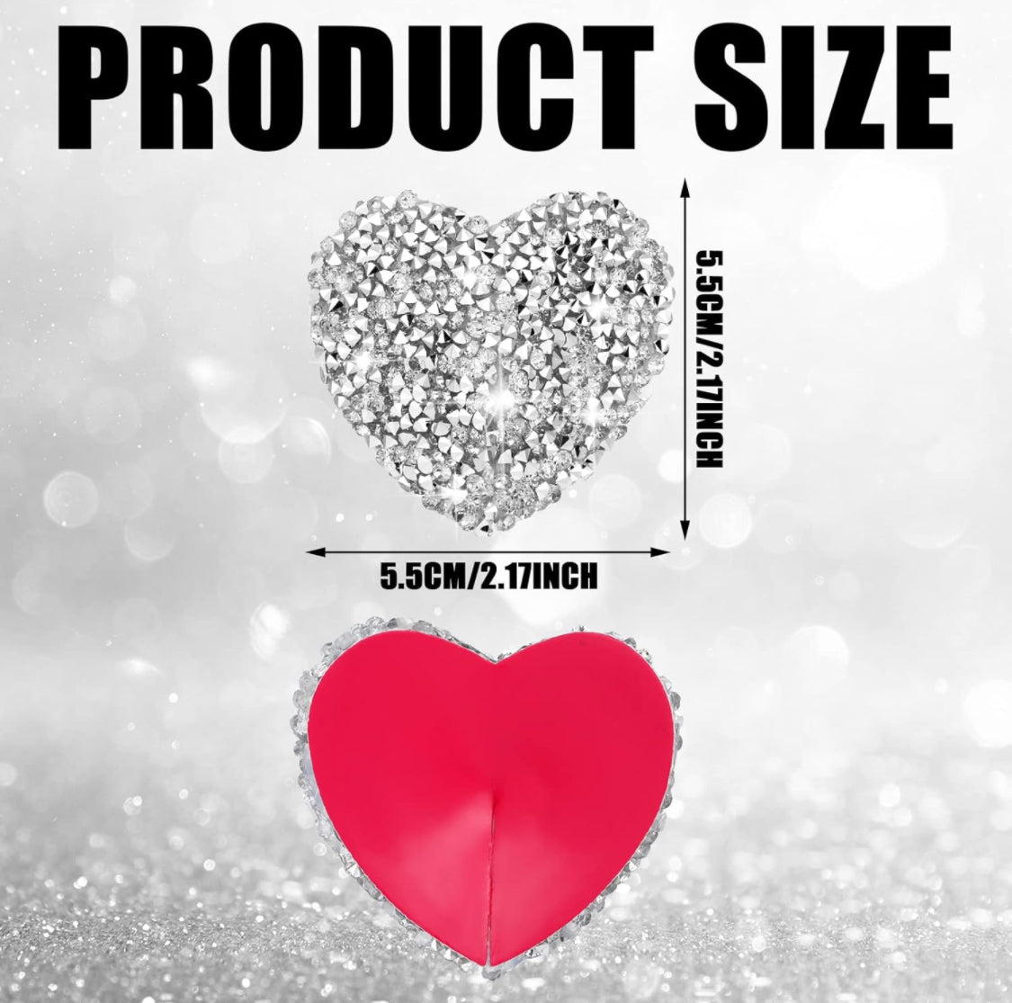 Rhinestone Nipple Cover Rhinestone Pasties Waterproof Breast Pasties Breast Stickers Boob Covers for Women