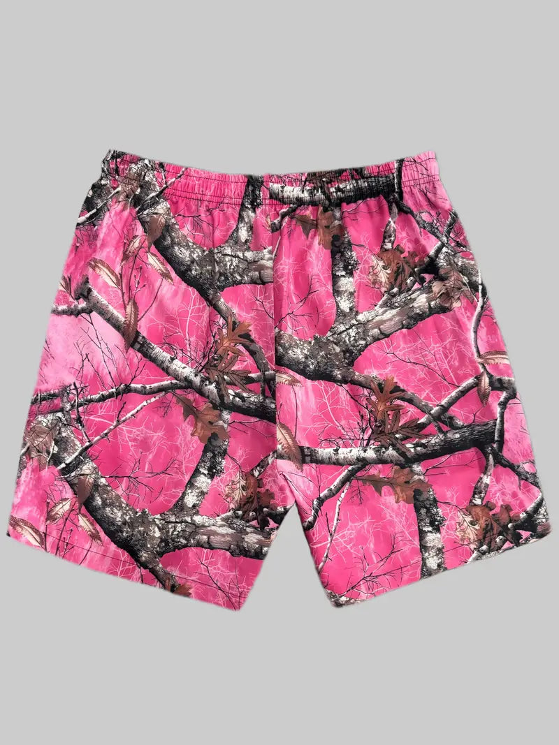 UNISEX DISORDER CAMO PRINT JOGGER SHORTS