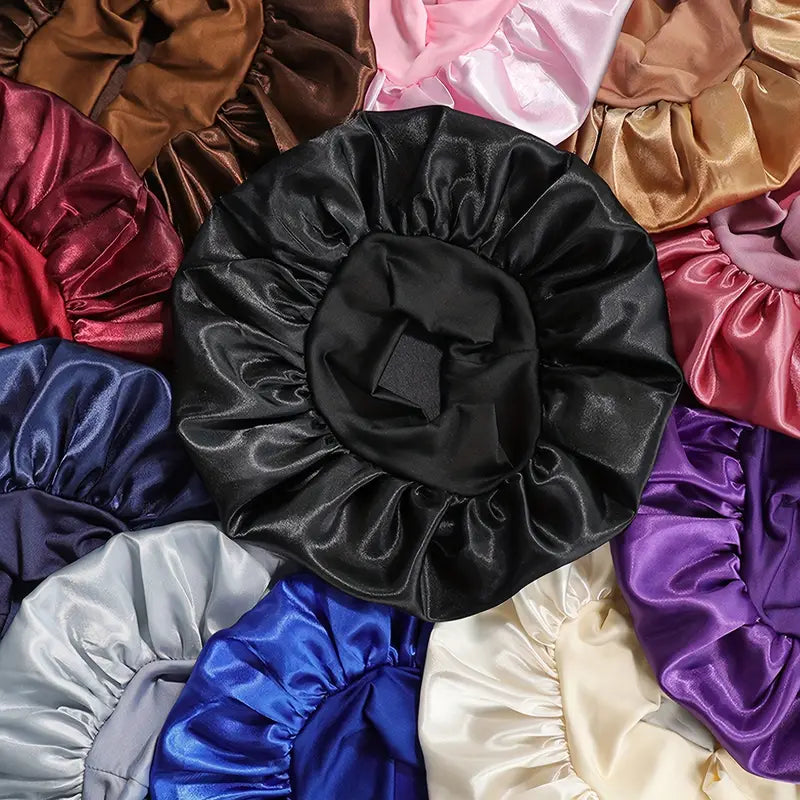 SATIN HAIR BONNET SLEEPING CAP