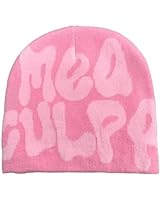 Graphic Beanie Skull Hat Knitted Beanie Hat MEA Culpa UNISEX