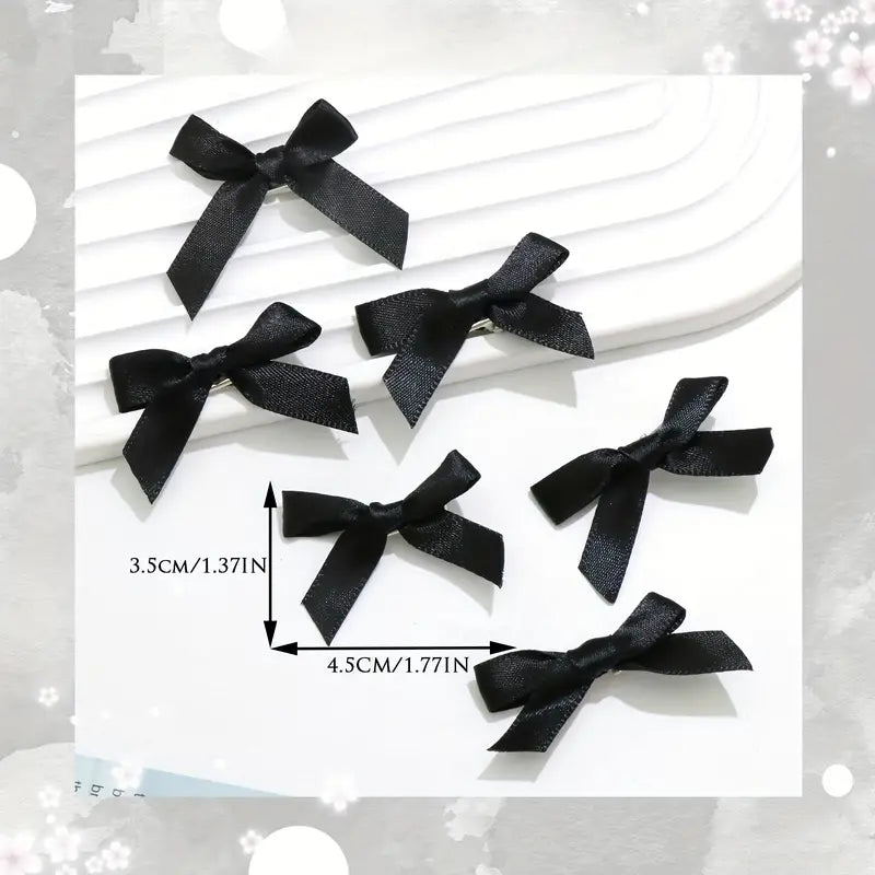 MINI BOW RIBBONS HAIR CLIPS