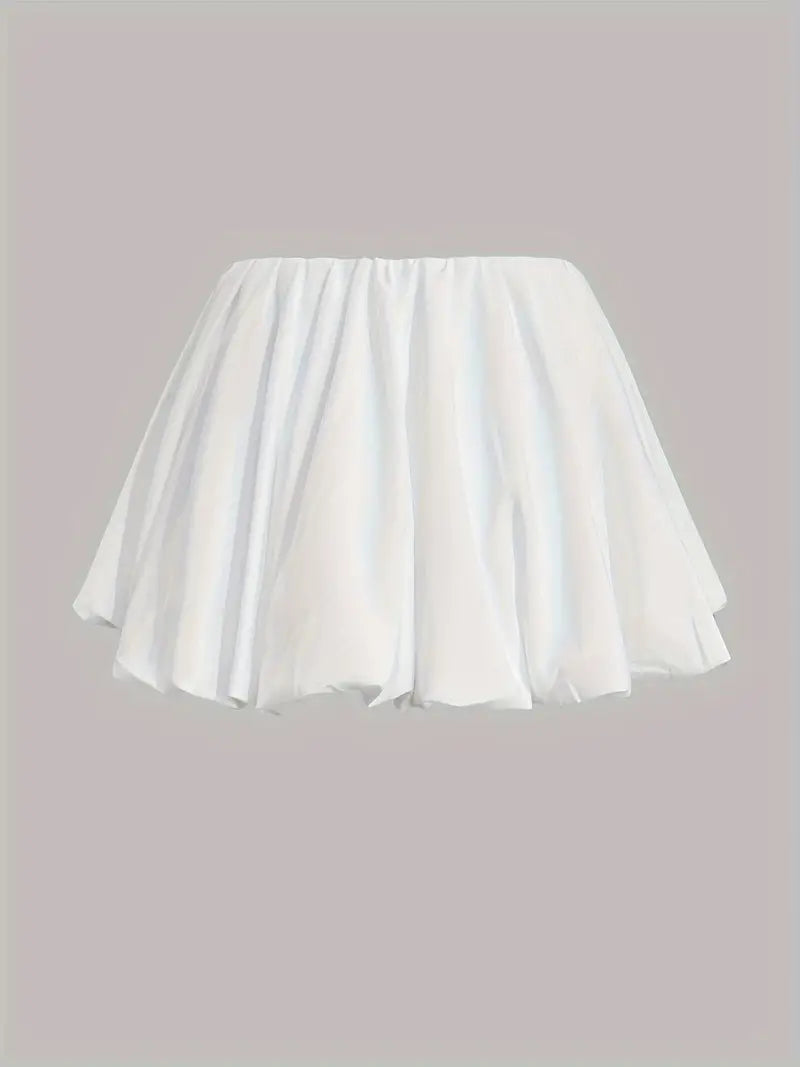 MINI BUBBLE PUFF SKORT SKIRT