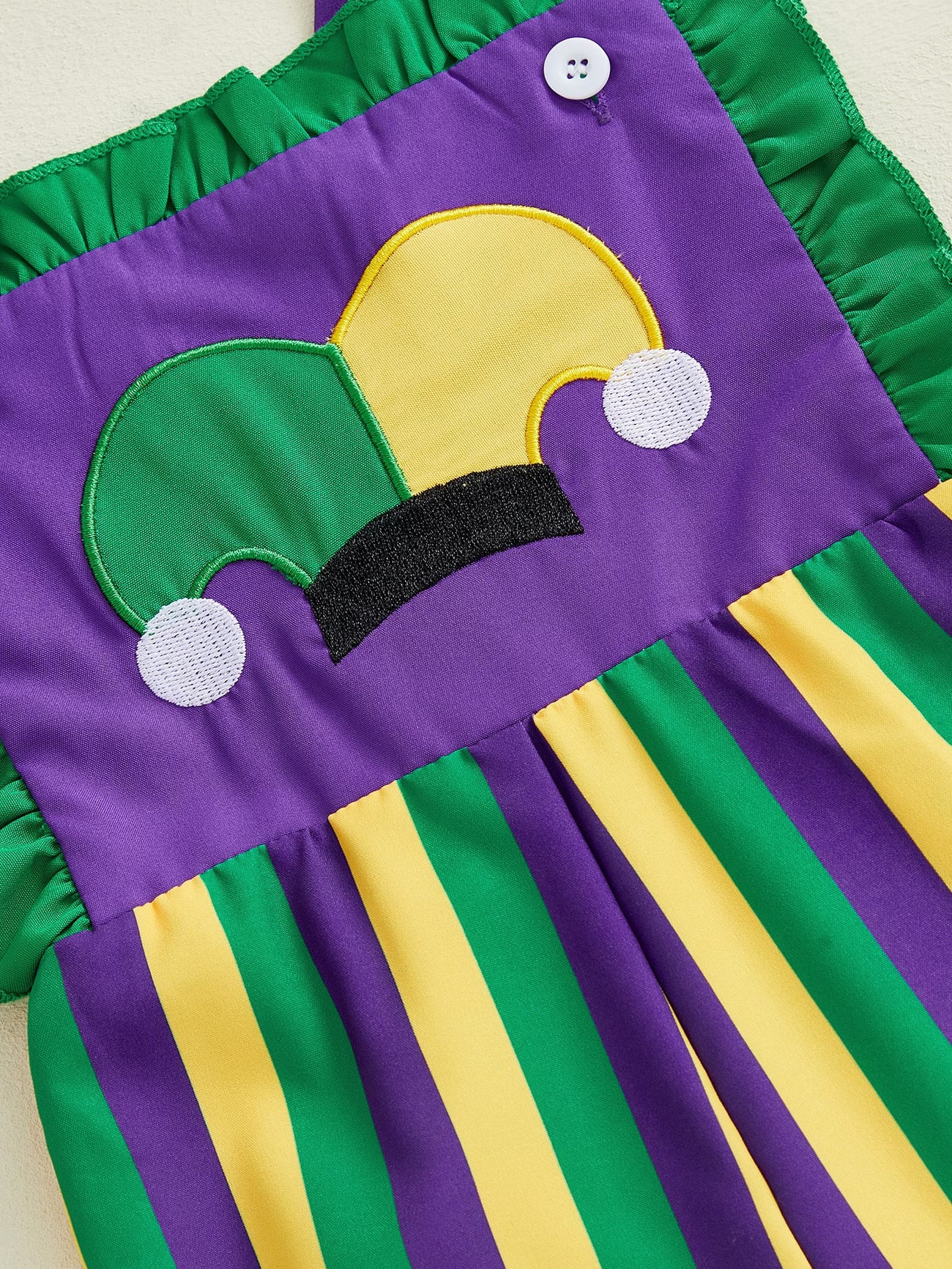 Toddler Girl Overalls Outfit Sleeveless Bell-Bottom One Piece Romper Jumpsuit