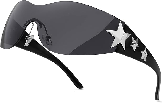 2000s RIMLESS STAR SHADES