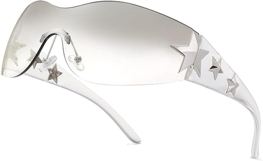 2000s RIMLESS STAR SHADES