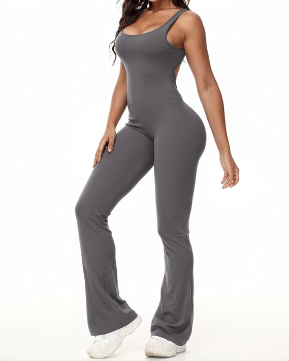 WOMEN'S ONE PIECE ACTIVEWEAR ROMPER JUMPSUIT "SCRUNCH BUTT"