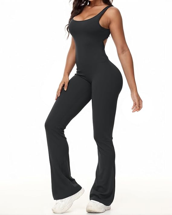 WOMEN'S ONE PIECE ACTIVEWEAR ROMPER JUMPSUIT "SCRUNCH BUTT"