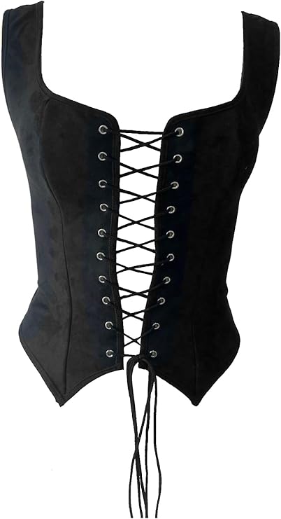 Sleeveless Western Cowgirl Rodeo Lace Up Vest