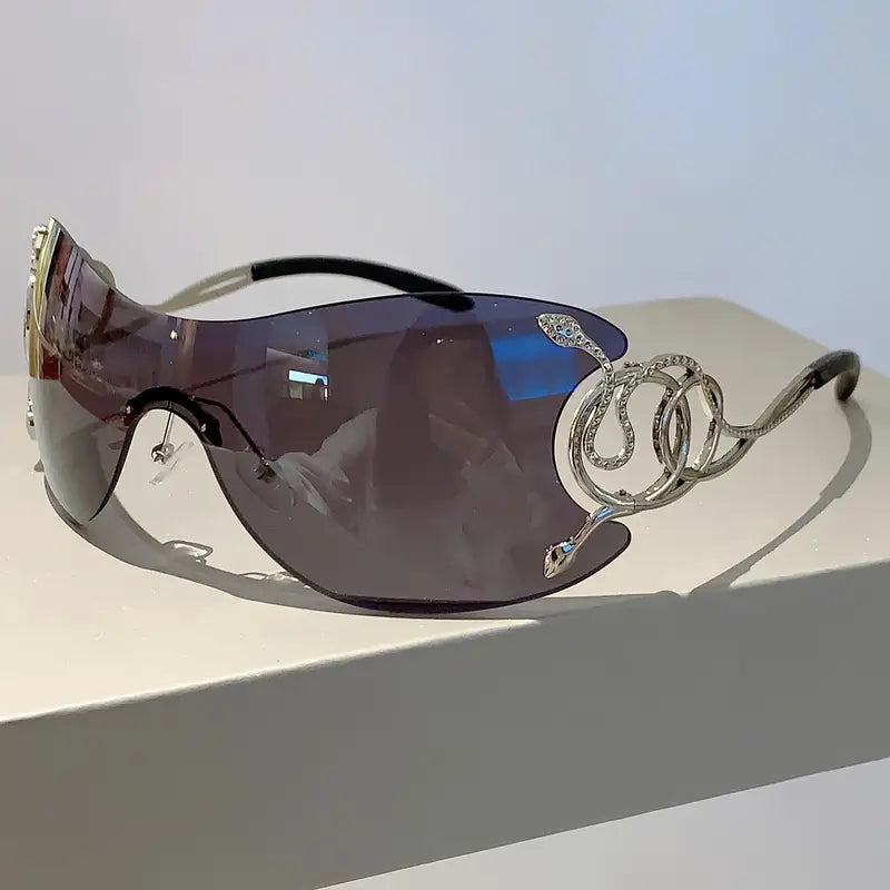 RETRO SNAKE FASHION SUNGLASSES