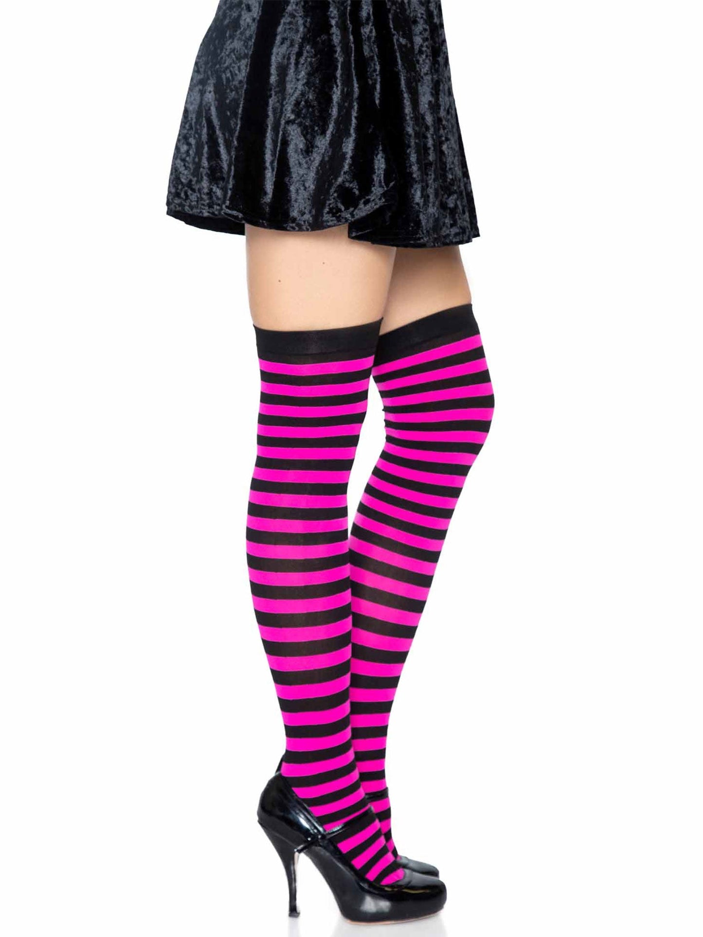Cari Striped Stockings