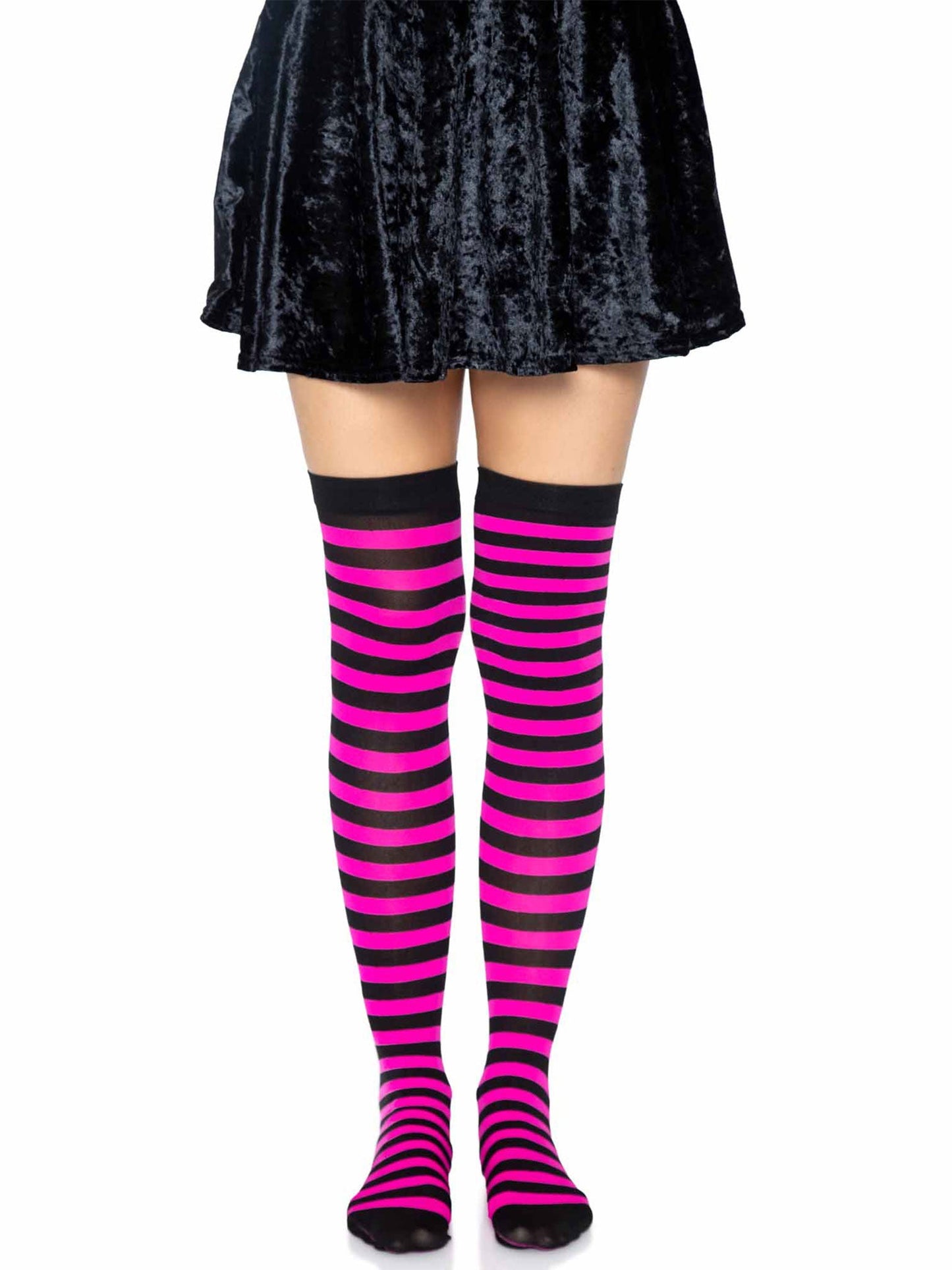 Cari Striped Stockings
