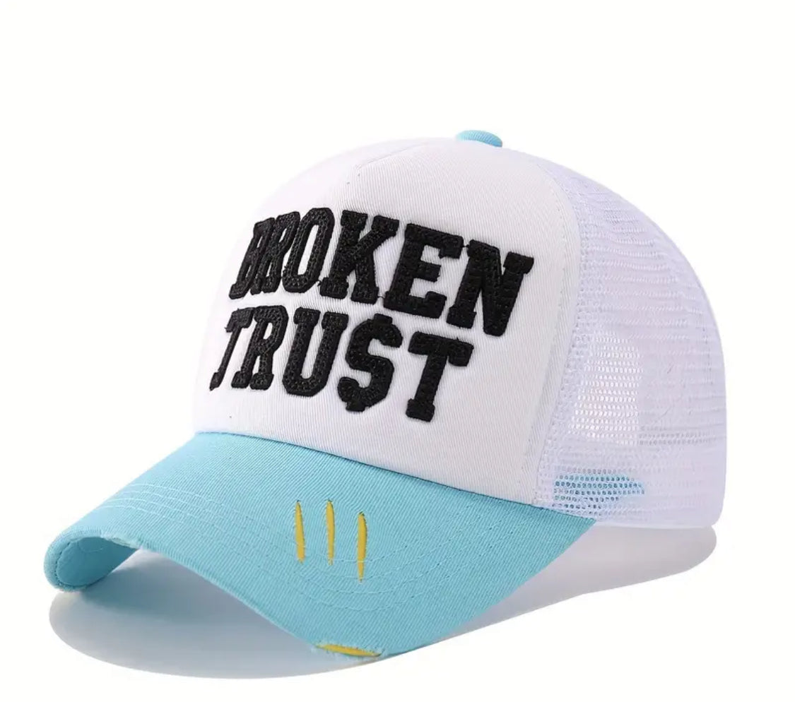 Broken Trust Snapback Trucker Hat Unisex