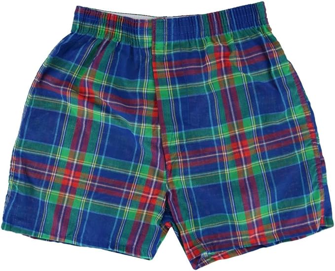 1 PIECE Fruit of the Loom Boy's Tartan Plaid Boxers