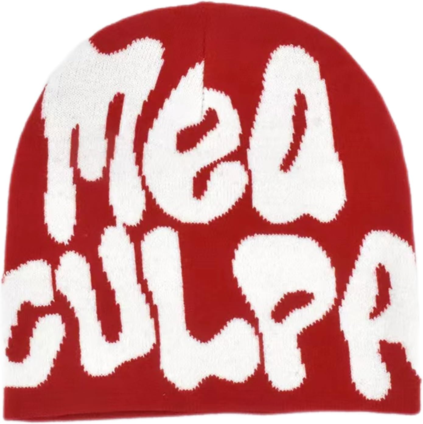 Graphic Beanie Skull Hat Knitted Beanie Hat MEA Culpa UNISEX