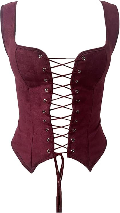 Sleeveless Western Cowgirl Rodeo Lace Up Vest