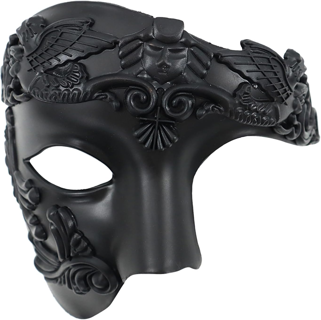 Mens Masquerade Mask for Men Phantom of the Opera Half Face