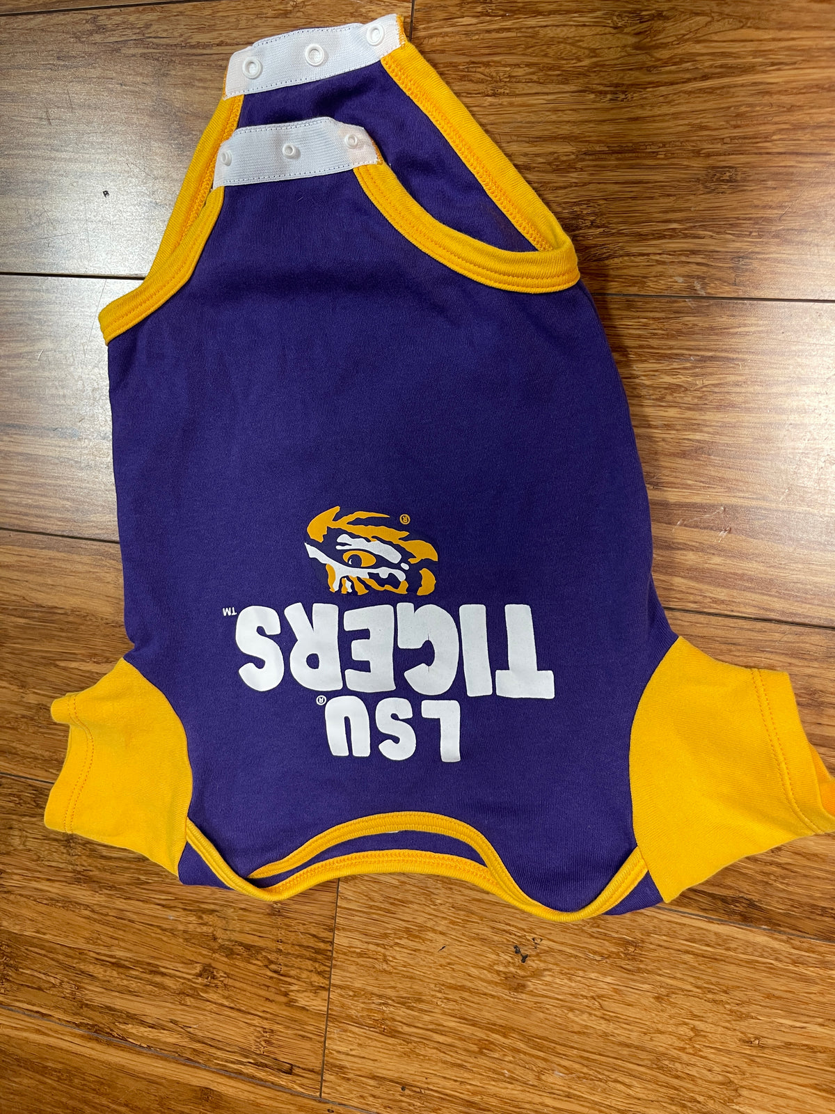 NCAA Short Sleeve Onesie with Embroidered Team Logo