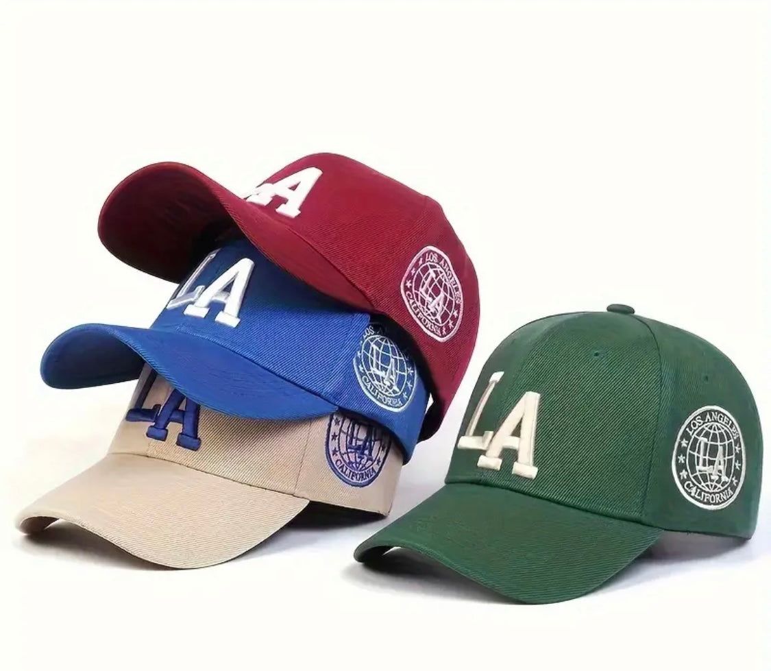 LA EMBROUDERED BAESBALL TRUCKER HAT