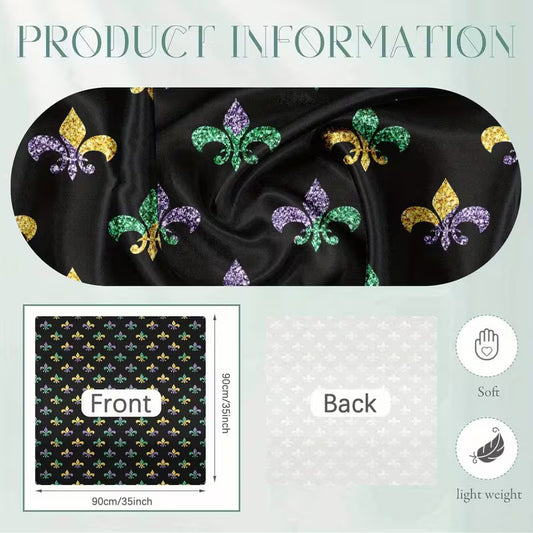 FLEUR DE LIS BANDANNA HANDKERCHIEF